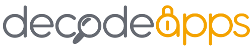 Decodeapps logo - analytics, benchmark and reply to reviews